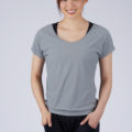 Stay Cool Sleeve Top Ash Grey 2
