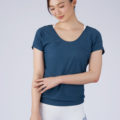 Stay Cool Sleeve Top Pacific Blue 1