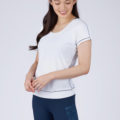 Stay Cool Sleeve Top Pure White 2
