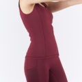 Balletic-Flow-Fitted-Tank-Maroon-2