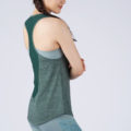 Pace Setter Mesh Racer Tank Heather Forest 4