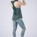Pace Setter Mesh Racer Tank Heather Forest 5