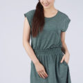 Airy Escape Dress Heather Forest 11
