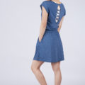 Airy Escape Dress Heather Navy 2