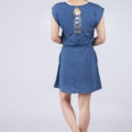 Airy Escape Dress Heather Navy 3