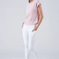 Yumi Active Basically Cool Sleeve Top Misty Pink 1