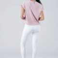 Yumi Active Basically Cool Sleeve Top Misty Pink 2