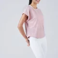 Yumi Active Basically Cool Sleeve Top Misty Pink 7