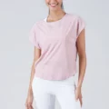 Yumi Active Basically Cool Sleeve Top Misty Pink 9