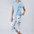 Yumi Active Free N Cool Sleeve Top Baby Blue 8