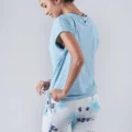 Yumi Active Free N Cool Sleeve Top Baby Blue 9