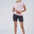 Yumi Active Free N Cool Sleeve Top Misty Pink 1
