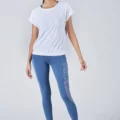 Yumi Active Free N Cool Sleeve Top Pure White 9