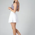Breezy RIbbed Skorts Pure White 3