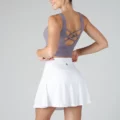 Breezy RIbbed Skorts Pure White 5