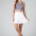 Breezy RIbbed Skorts Pure White 7