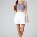 Breezy RIbbed Skorts Pure White 8